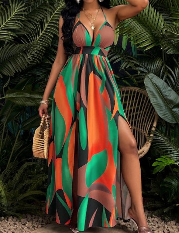 Rochie lunga SHEIN, mix culori