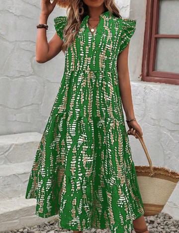 Rochie lunga SHEIN, verde
