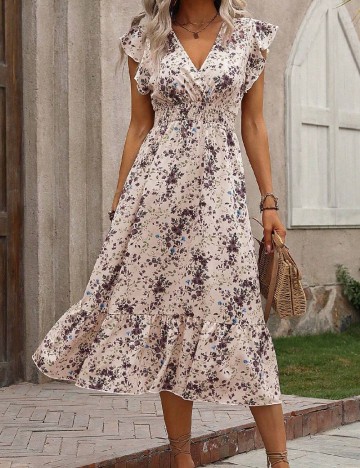 Rochie medie SHEIN, roz pal