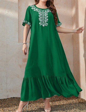 Rochie lunga SHEIN, verde