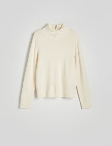 Pulover Reserved, crem