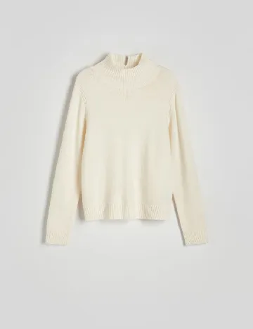 Pulover Reserved, crem Crem