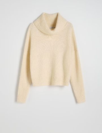 Pulover Reserved, crem