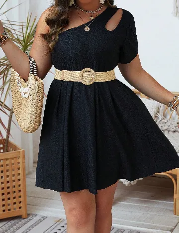Rochie scurta SHEIN CURVE, negru Negru