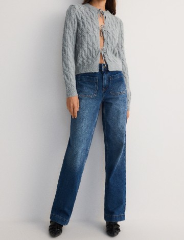 Cardigan Reserved, gri