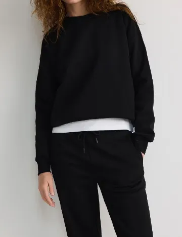 Bluza Reserved, negru Negru