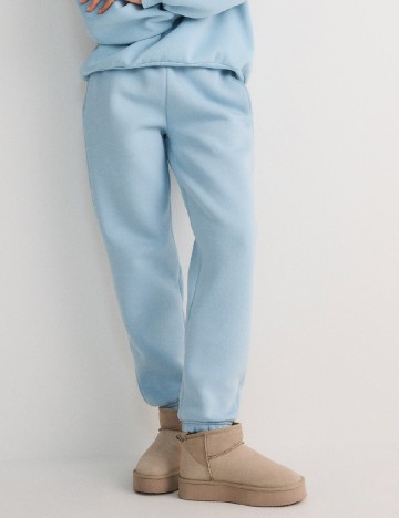 Pantaloni Reserved, albastru