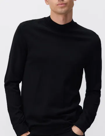 Bluza Reserved, negru Negru