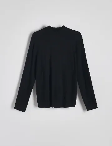 Bluza Reserved, negru Negru