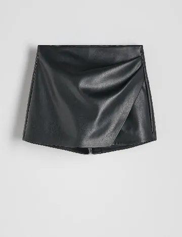 Fusta pantalon Reserved, negru Negru