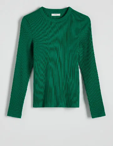Bluza Reserved, verde Verde