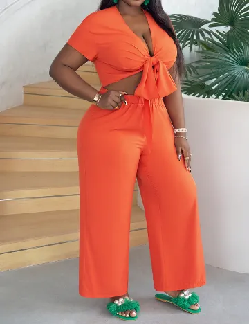 Compleu SHEIN CURVE, portocaliu Portocaliu