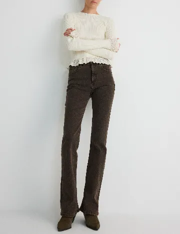 Bluza Reserved, ecru Alb