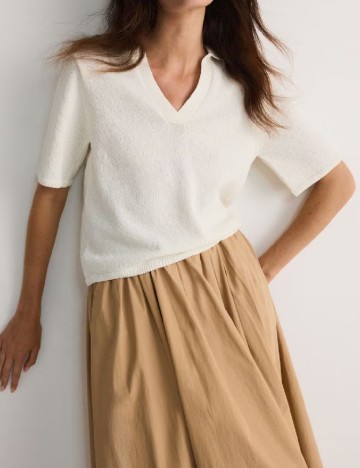 Bluza Reserved, ecru