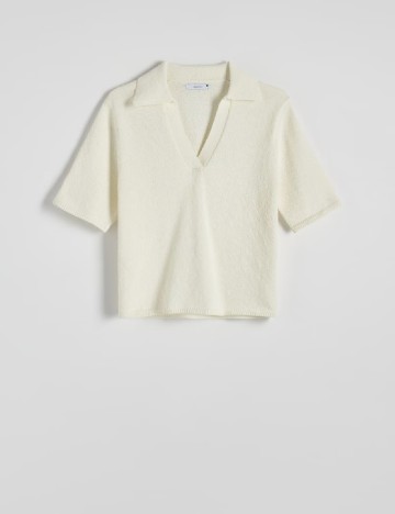 Bluza Reserved, ecru