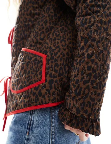 Jacheta ASOS, animal print Animal print