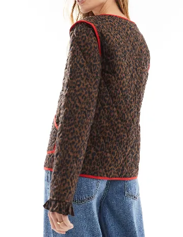Jacheta ASOS, animal print Animal print