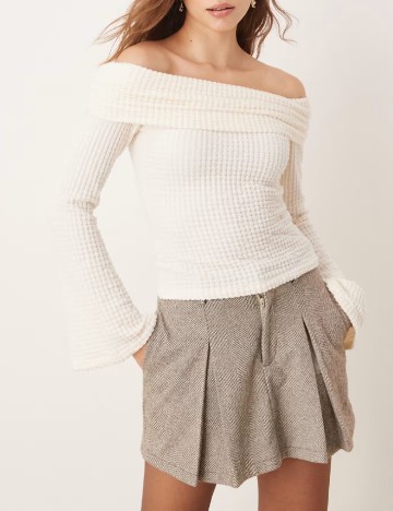 Bluza ASOS, ecru