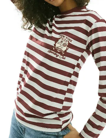 Bluza ASOS, alb/maro Alb