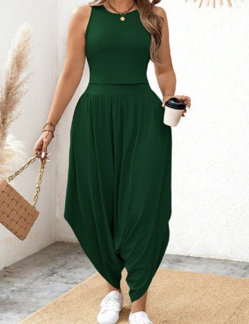 Compleu SHEIN CURVE, verde