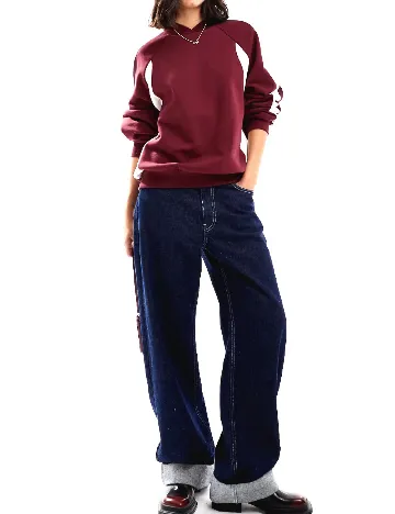 Bluza ASOS, visiniu Rosu