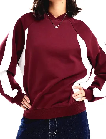Bluza ASOS, visiniu Rosu