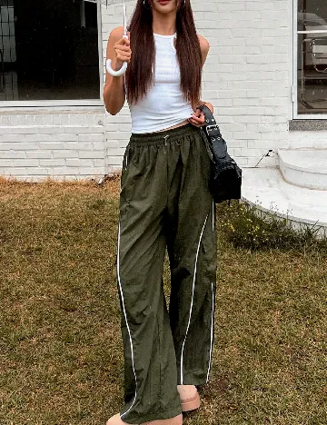 Pantaloni Dazy, verde Verde