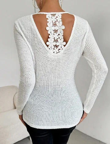Bluza SHEIN, alb Alb