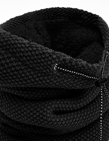 Fular Circular Reserved, negru