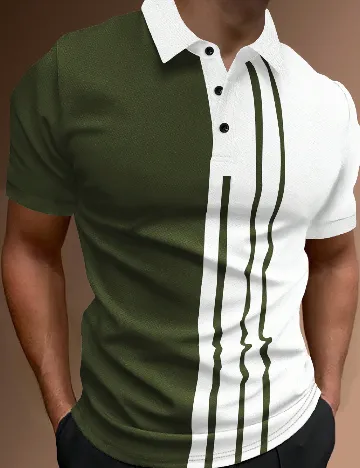 Tricou SHEIN, alb/verde Verde