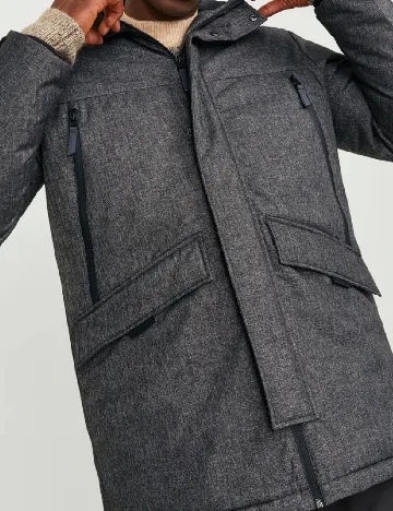 Geaca Jack&Jones, gri Gri