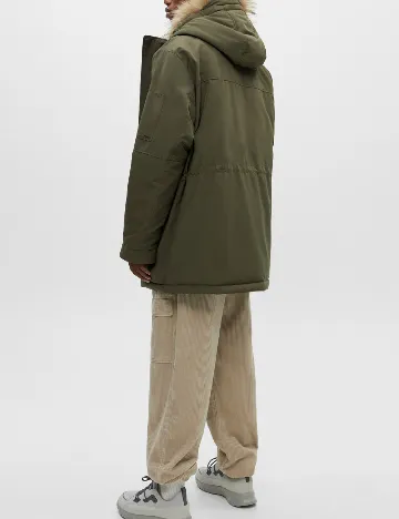 Geaca Pull&Bear, verde Verde
