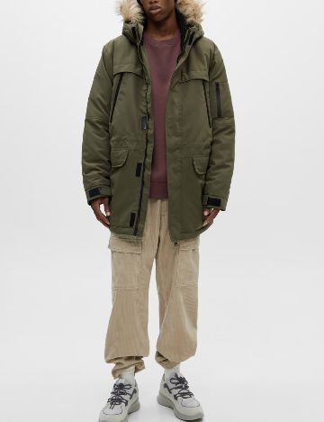 Geaca Pull&Bear, verde