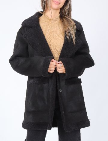 Palton Pull&Bear, negru