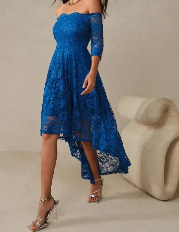 Rochie medie Anewsta, albastru
