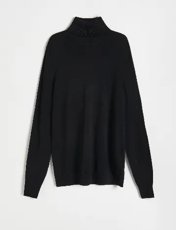 Bluza Reserved, negru Negru