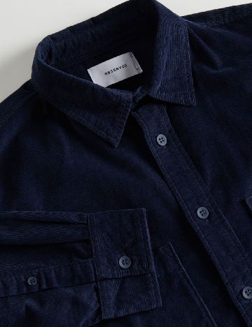 Camasa Reserved, bleumarin