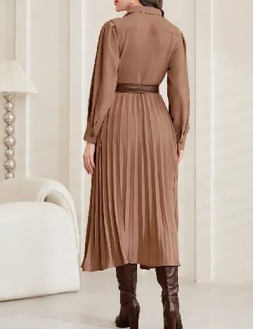 Rochie lunga SHEIN, maro Maro