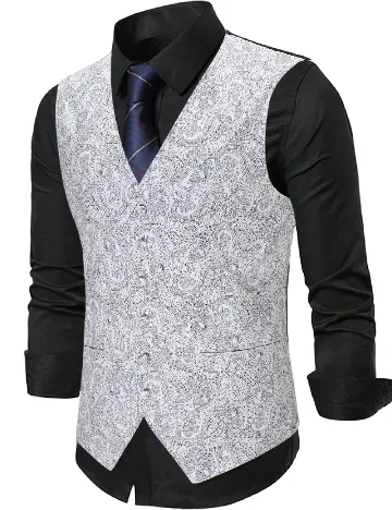 Vesta SHEIN Plus Size Men, gri Gri