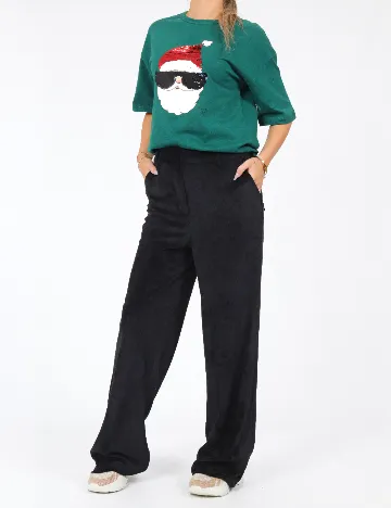 Pantaloni Reserved, negru Negru