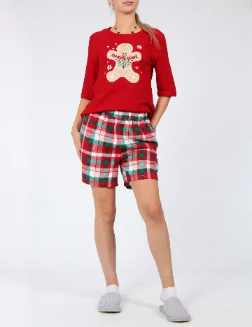Pijama Reserved, rosu Rosu