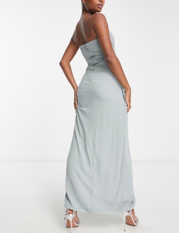 Rochie lunga TFNC London, turcoaz