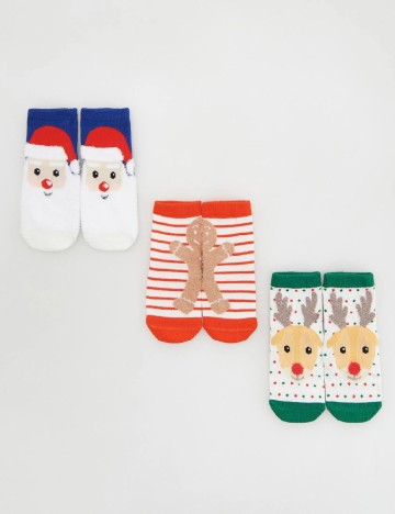 Set sosete 3 perechi Reserved, mix culori