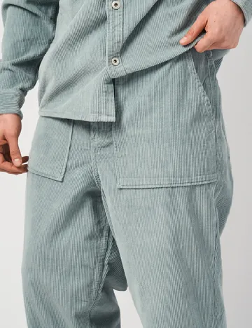 Pantaloni Reserved, albastru Albastru
