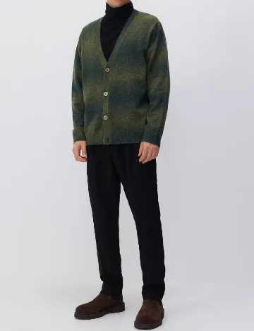 Cardigan Reserved, verde Verde