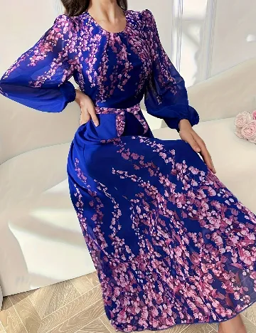 Rochie lunga SHEIN, albastru Albastru