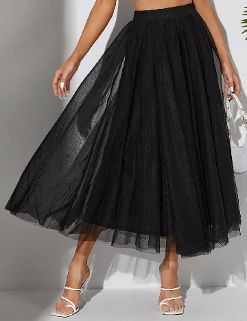 Fusta SHEIN, negru Negru
