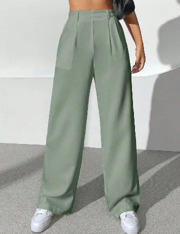 Pantaloni SHEIN, verde Verde