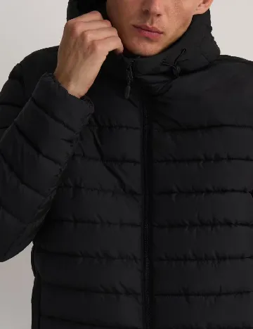 Geaca Reserved, negru Negru
