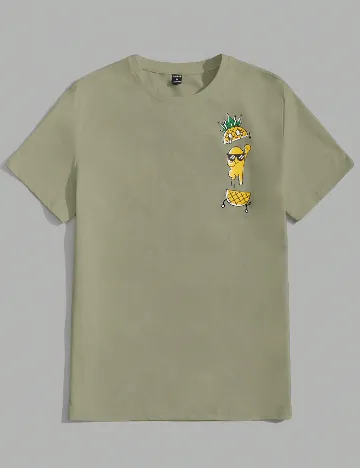 Tricou SHEIN, verde Verde